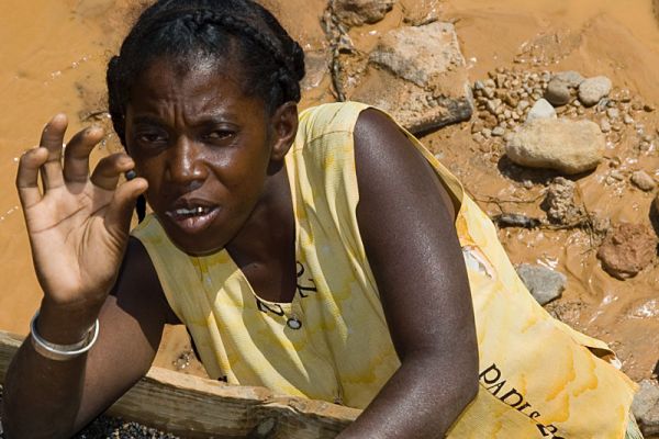 Sapphire miner near Ilakaka