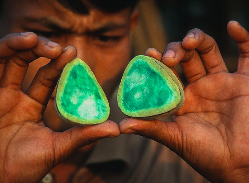 Rough jadeite