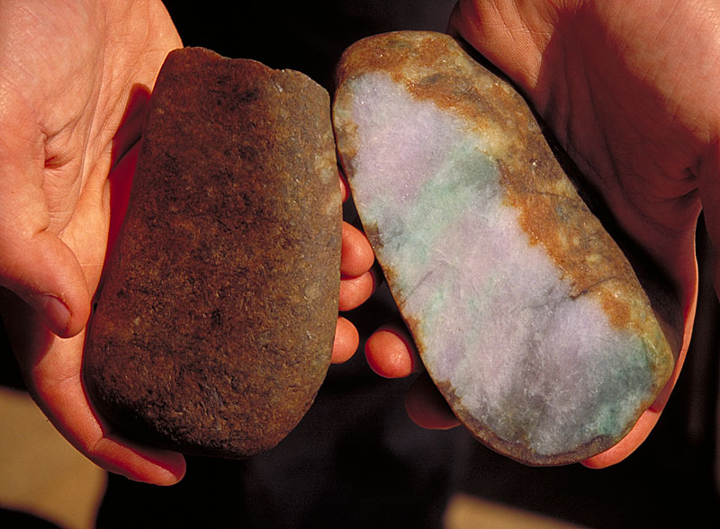 Rough jadeite